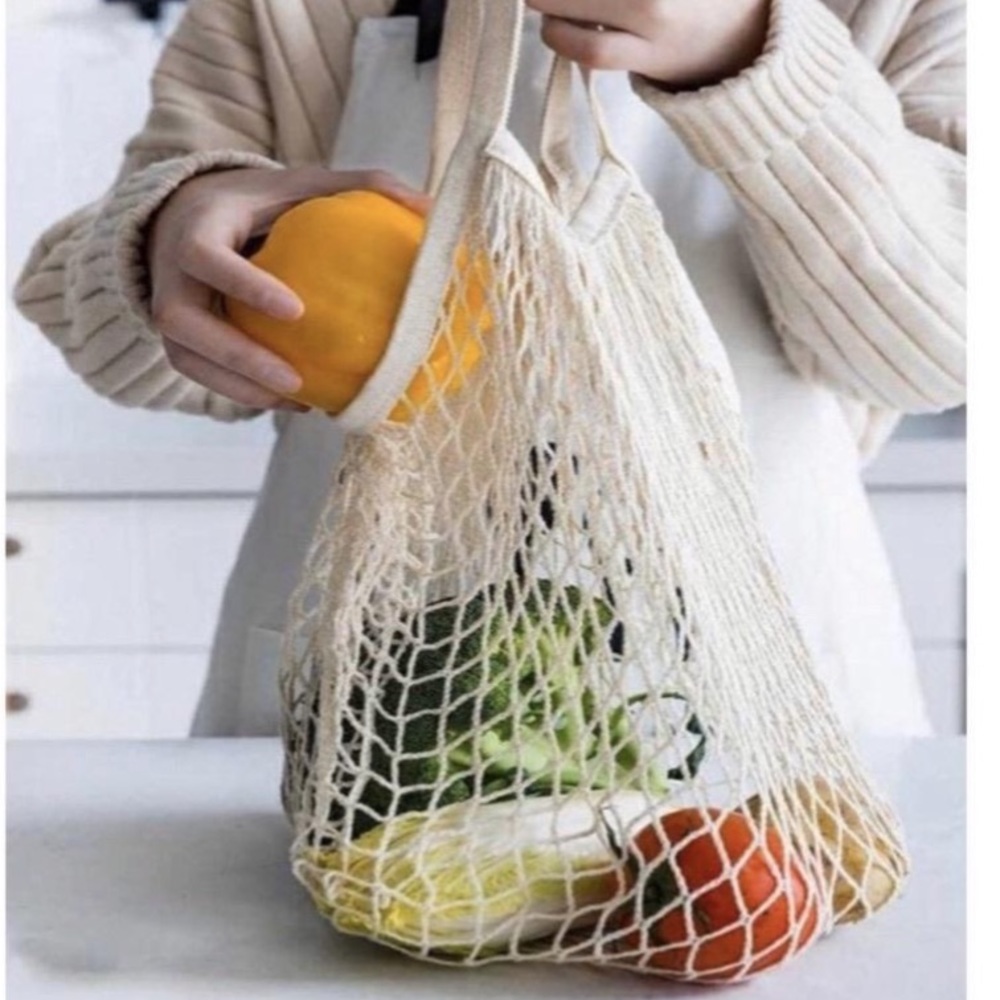 3 Pack - Parisian Farmers Market Reusable Bags 💐 - Picture 2 of 2